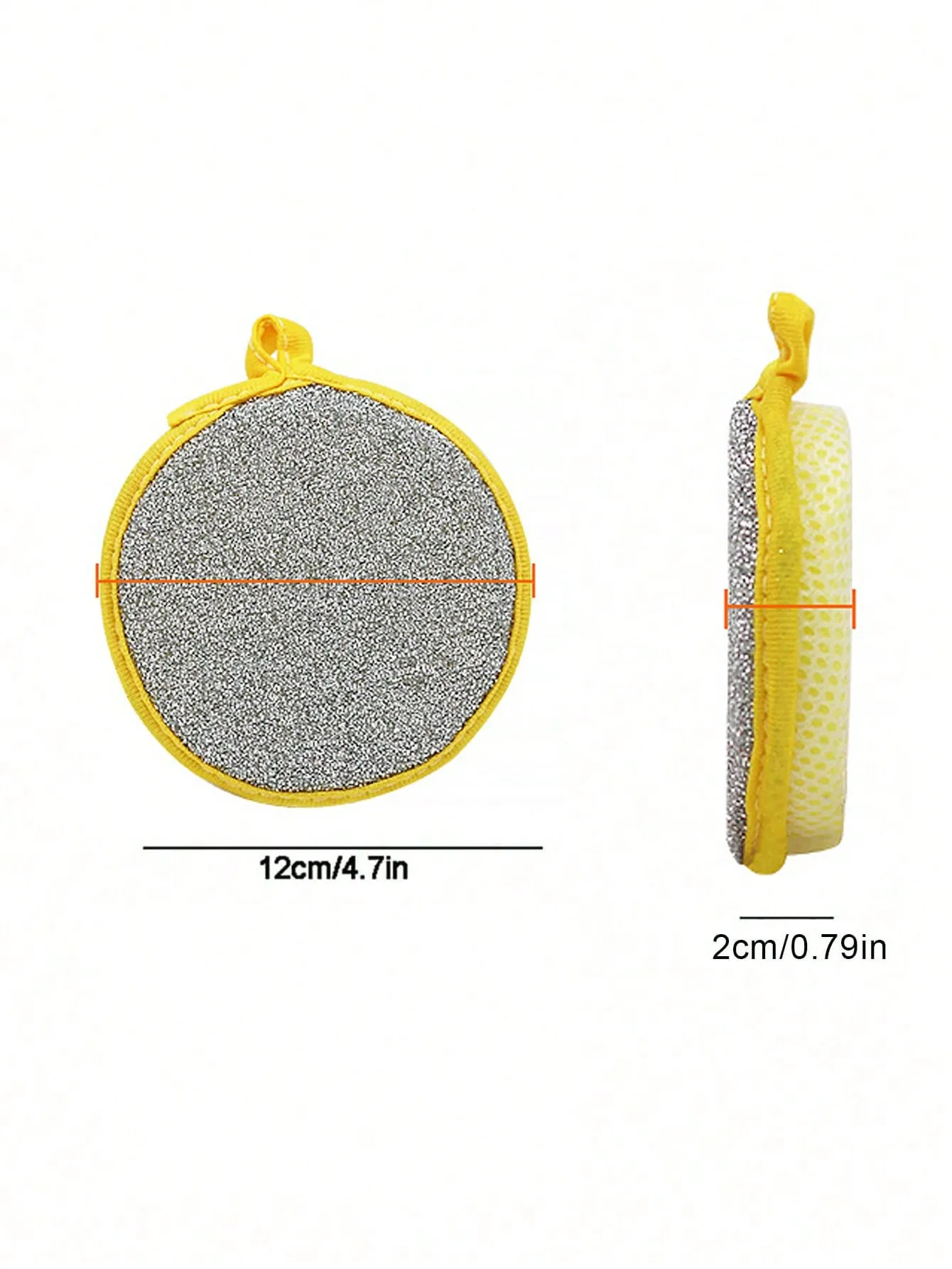 10pcs Double-sided Cleaning Sponge For Pans, Pots, Dishes - Multifunctional Household Cleaning Tool - Dishwashing Brush