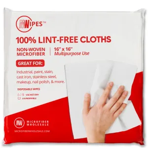 16"x16" MWipes™ Disposable Microfiber Towels