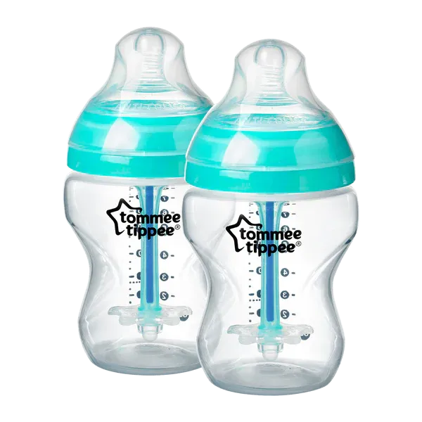 260ML/9OZ 2-PK Adv Anti Colic Bottle Tommee Tippee 422525