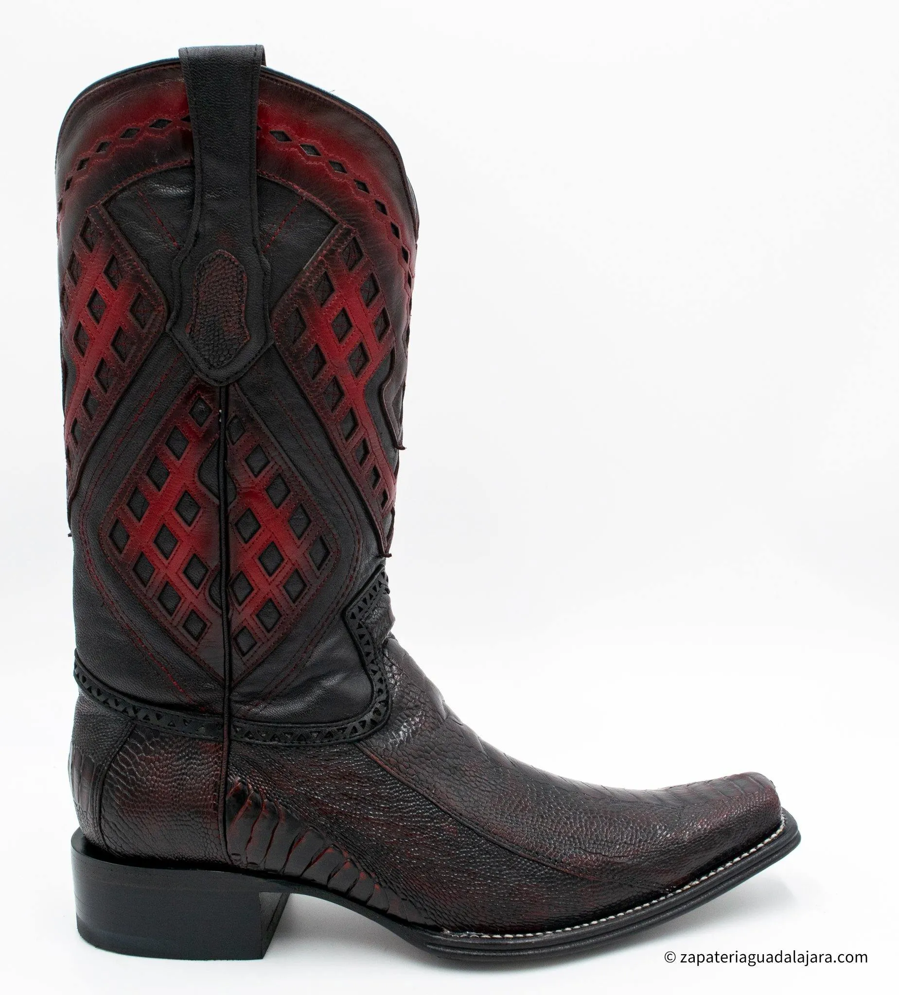 2760518 OSTRICH LEG FADED BURGUNDY
