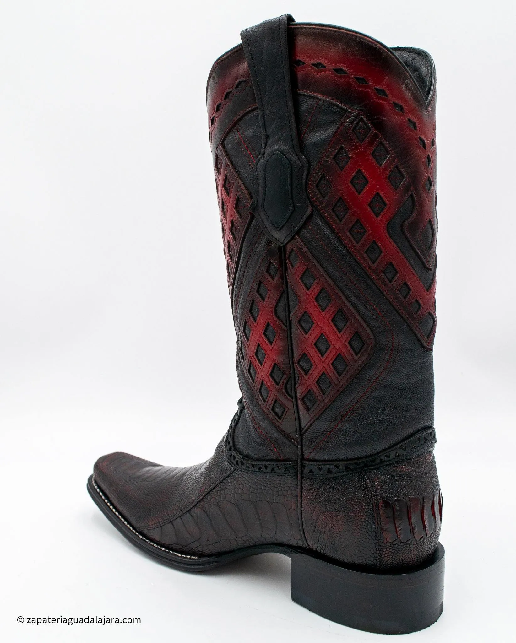 2760518 OSTRICH LEG FADED BURGUNDY