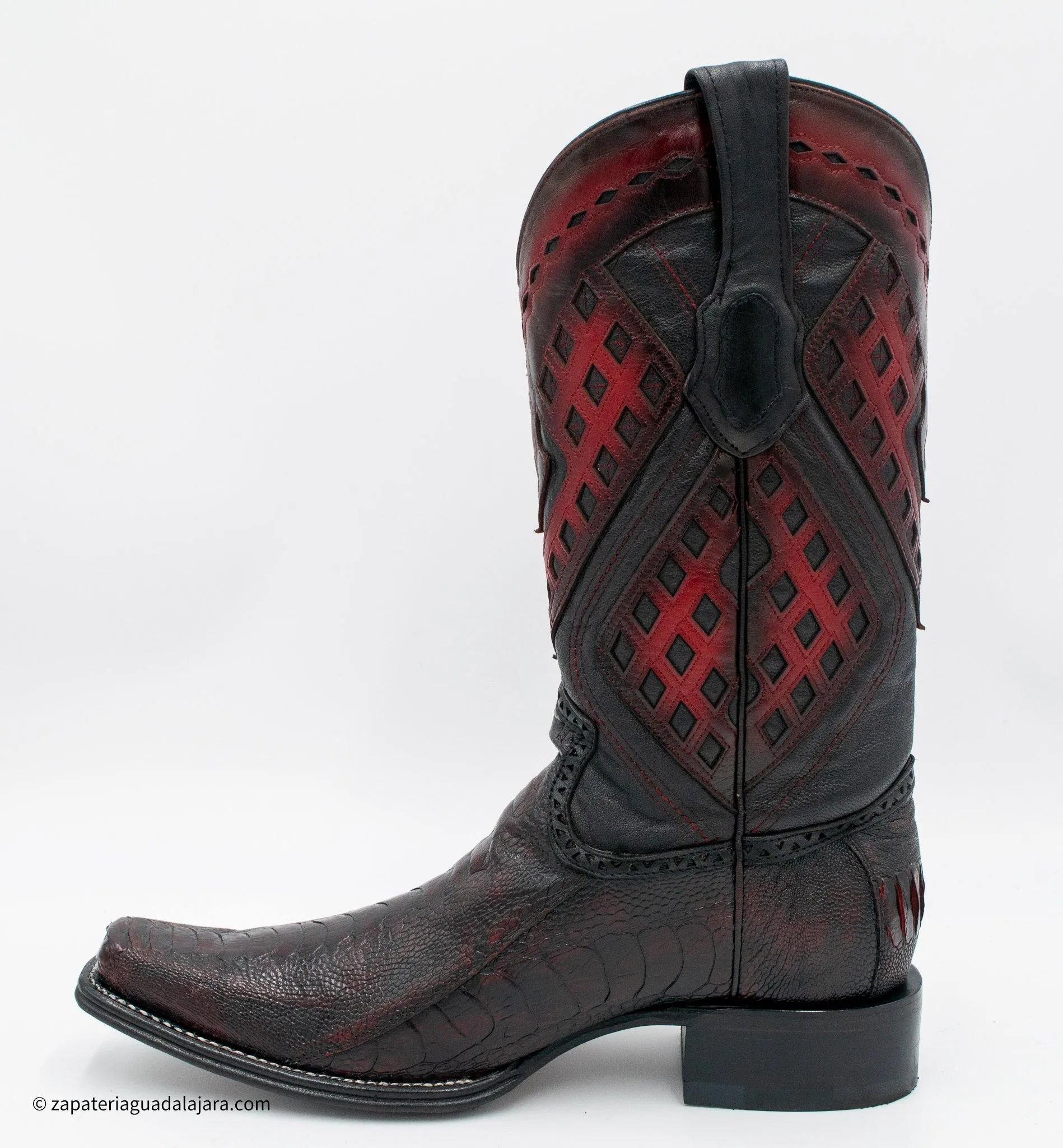 2760518 OSTRICH LEG FADED BURGUNDY