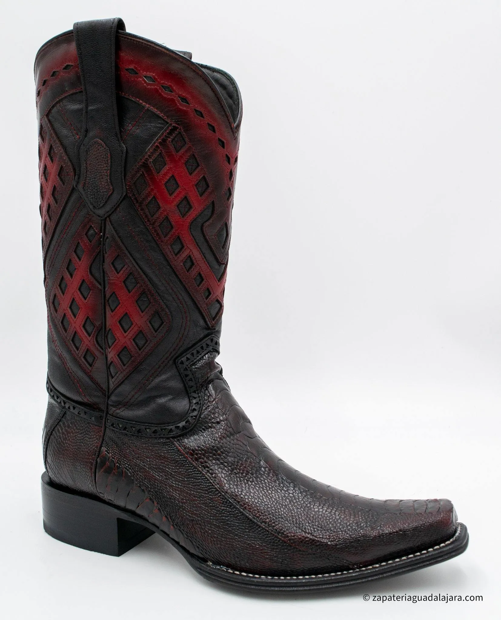 2760518 OSTRICH LEG FADED BURGUNDY