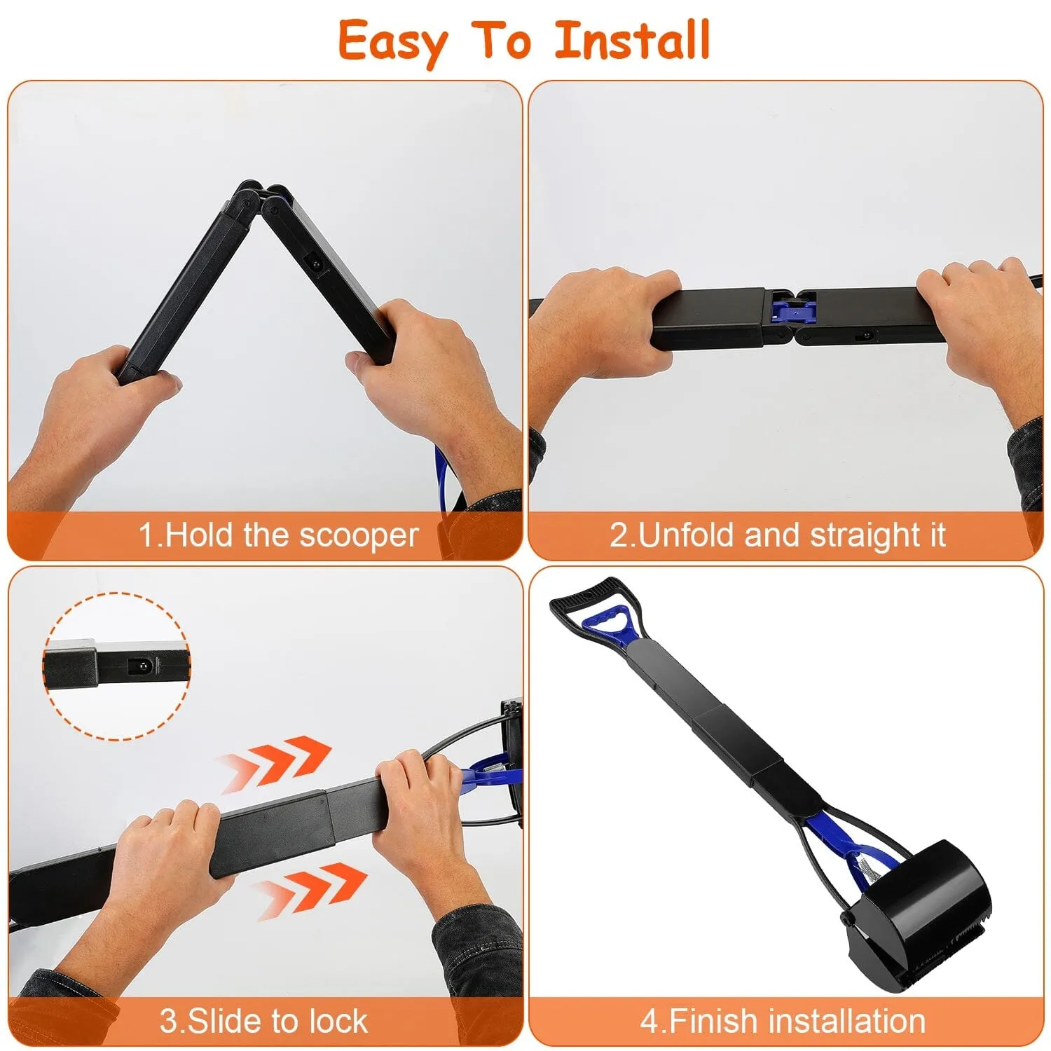 31.5-Inch Pet Pooper Scooper