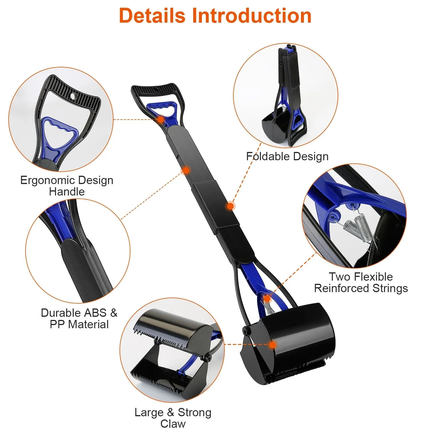 31.5-Inch Pet Pooper Scooper