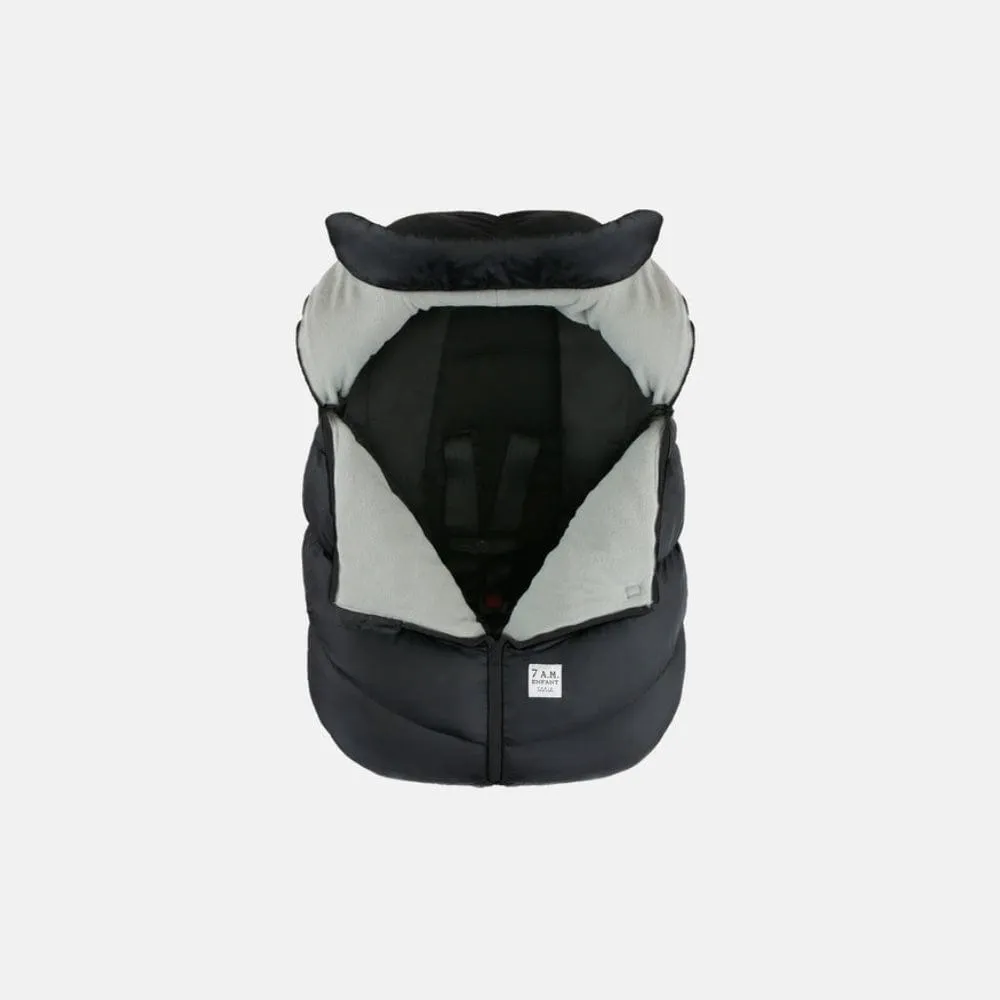 7AM Cocoon Infant Car Seat Cover - Black