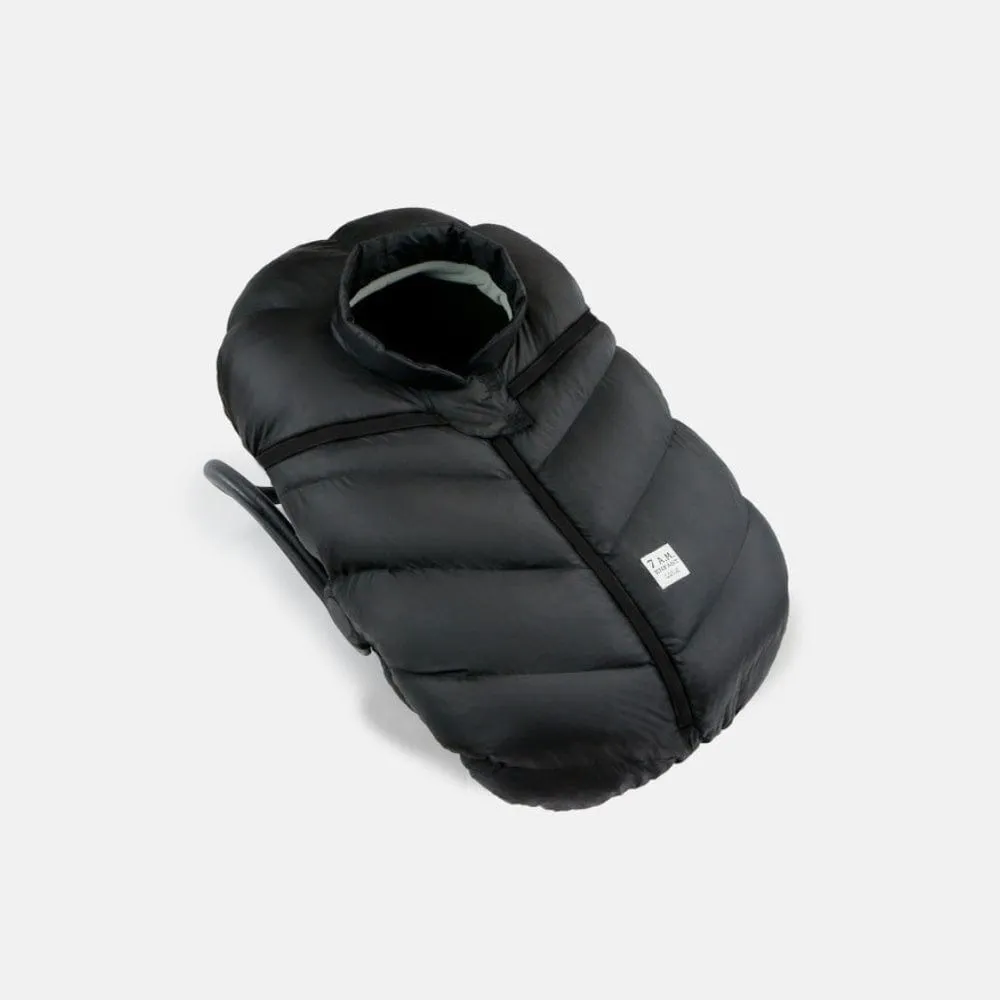 7AM Cocoon Infant Car Seat Cover - Black