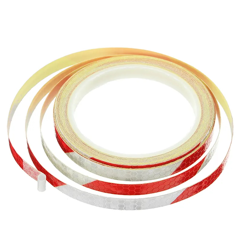 8M Warning Safety Night Reflective Strips Tape Sticker Waterproof for Motorcycle Car Bicycle Mountain Bicycle