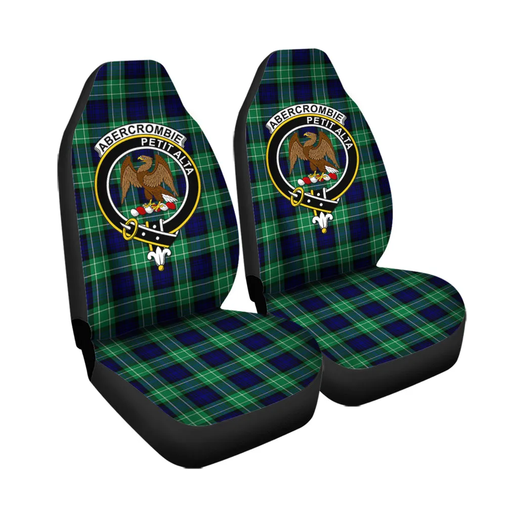 Abercrombie Tartan Car Seat Cover with Family Crest