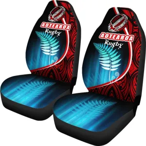 Aotearoa Rugby Black Maori Car Seat Covers Kiwi andlver Fern New Zealand