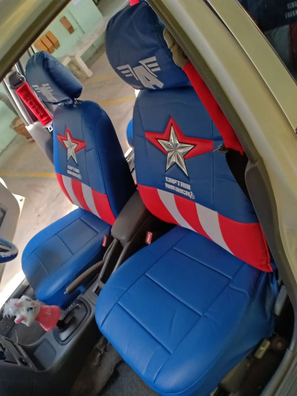 Captain America Car Seat Covers Superior LE