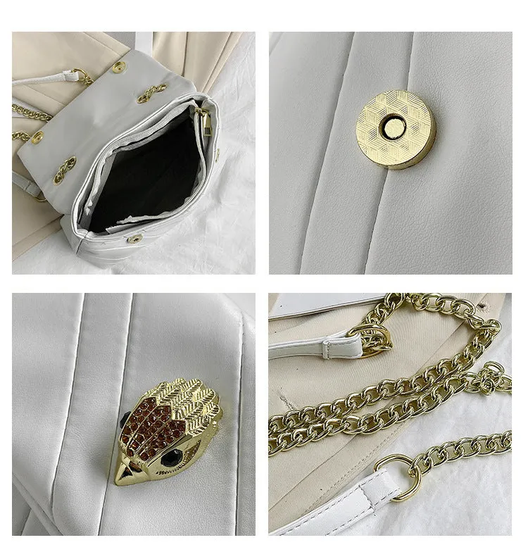 Contrast Panel Crossbody Bag AB2106