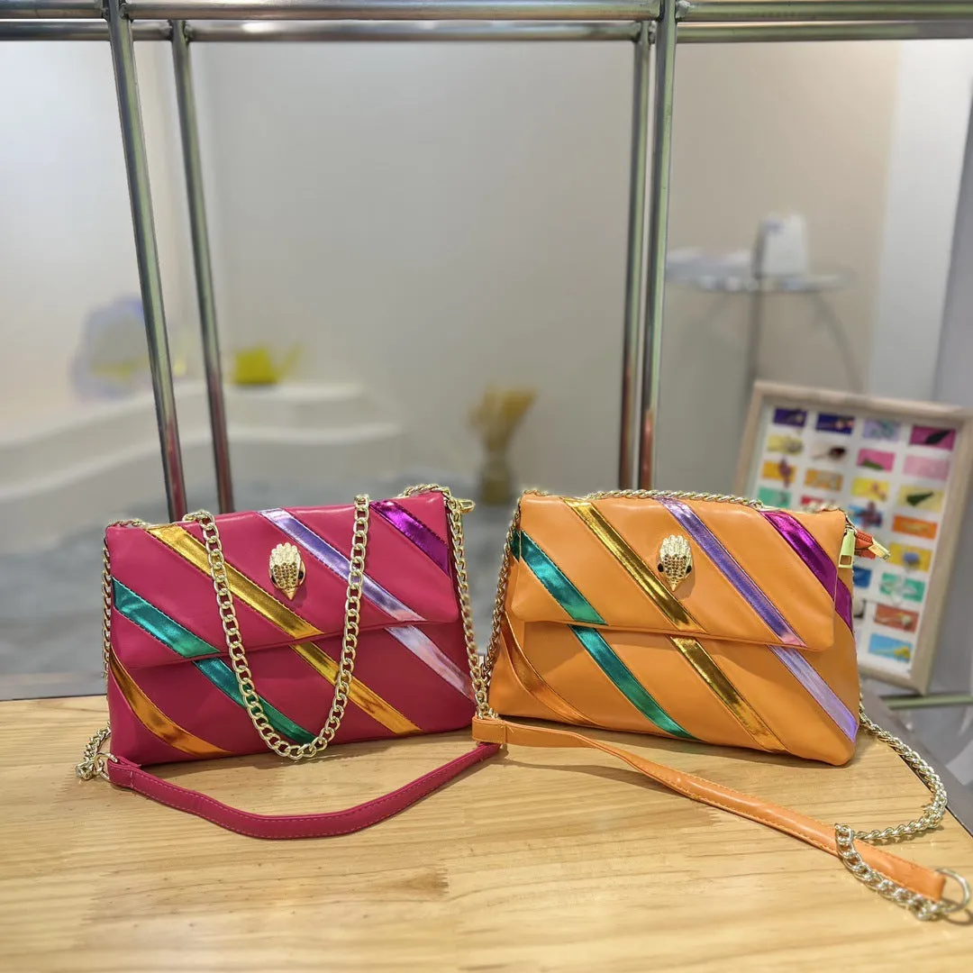 Contrast Panel Crossbody Bag AB2106