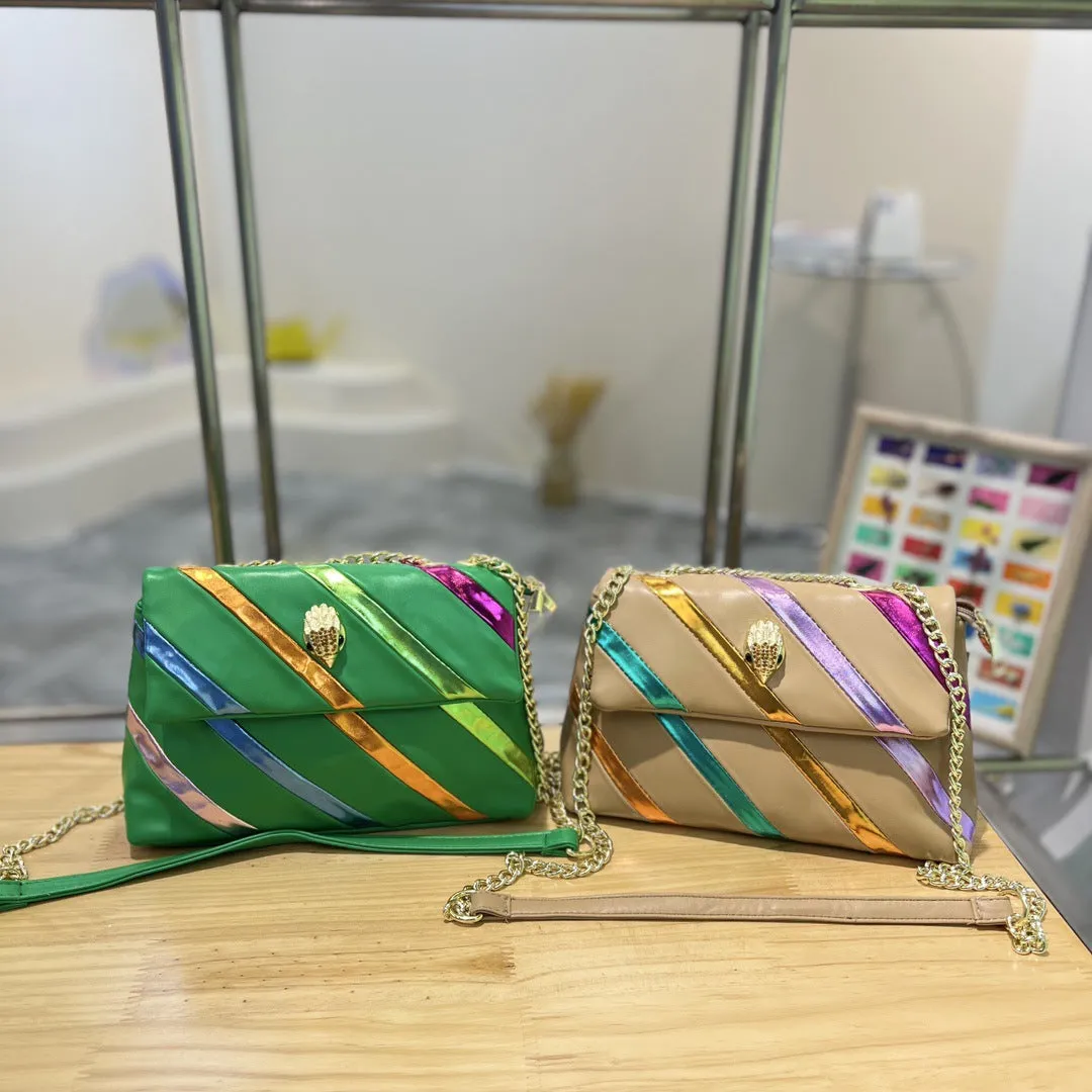 Contrast Panel Crossbody Bag AB2106