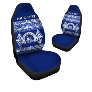 Custom Taufa'ahau Pilolevu College Car Seat Covers Tonga Pattern