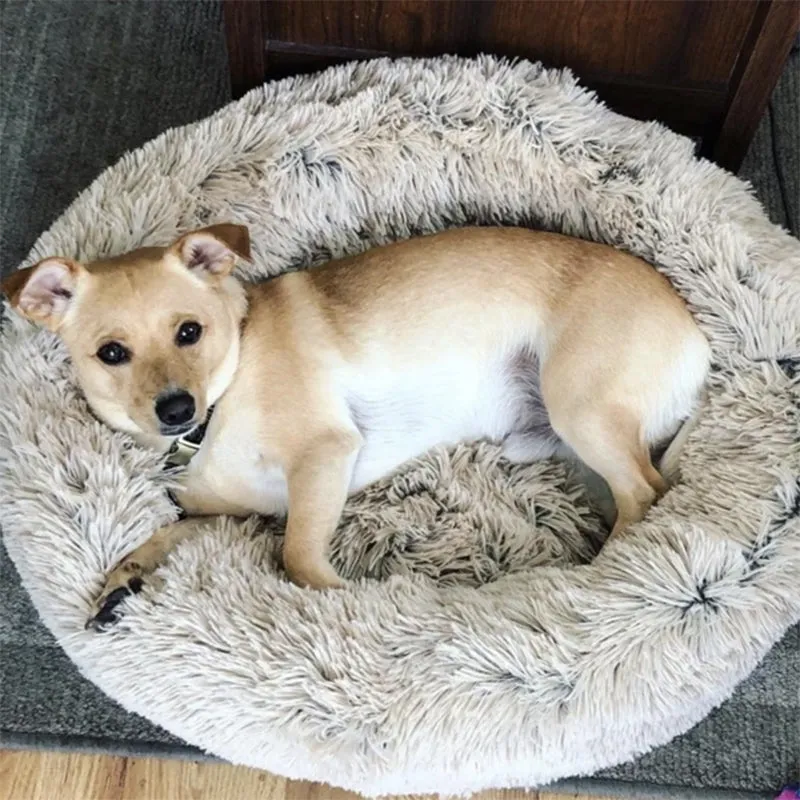 Dog & Cat Super Soft Long Plush Bed