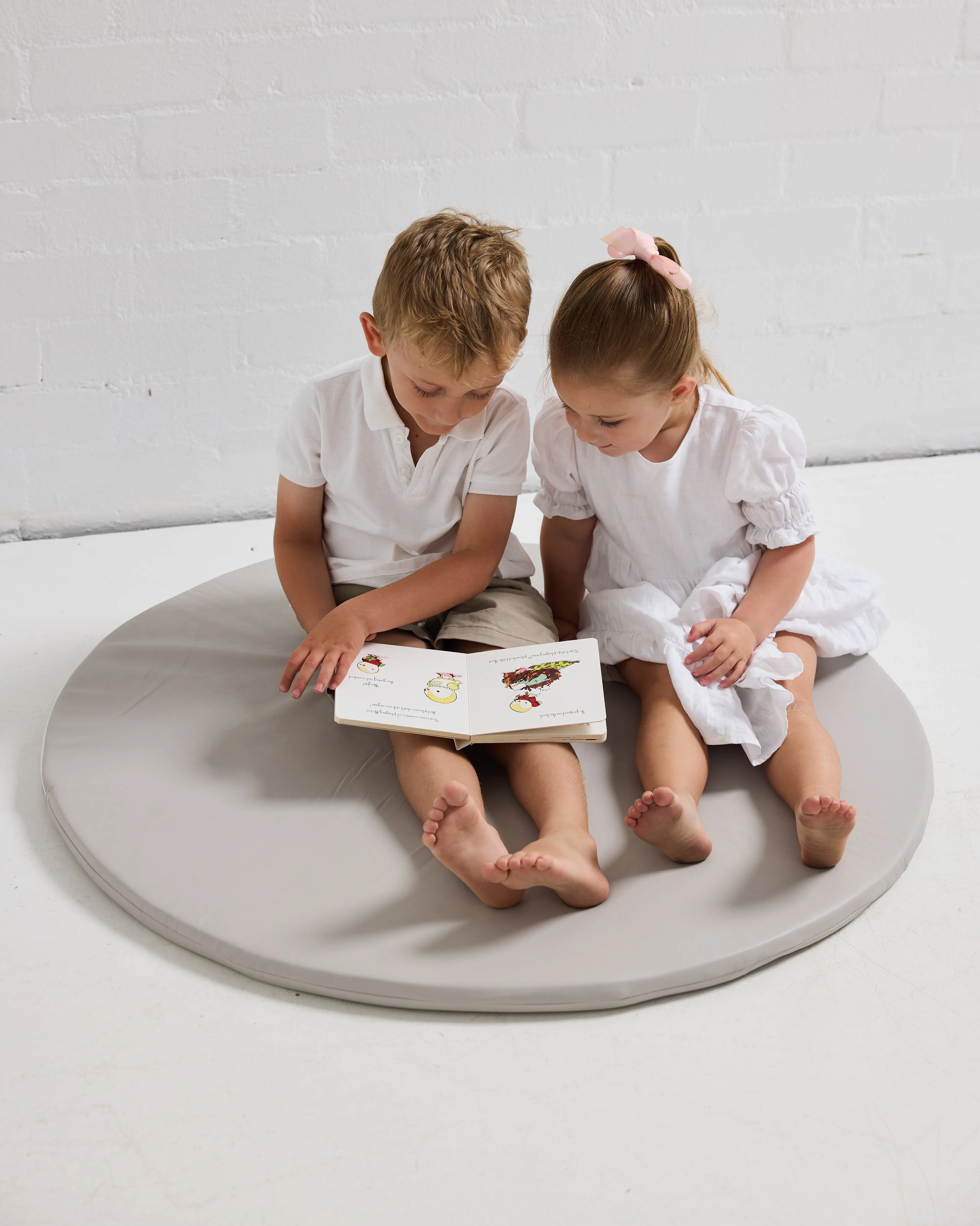 Eco Leather Play Mat - Grey