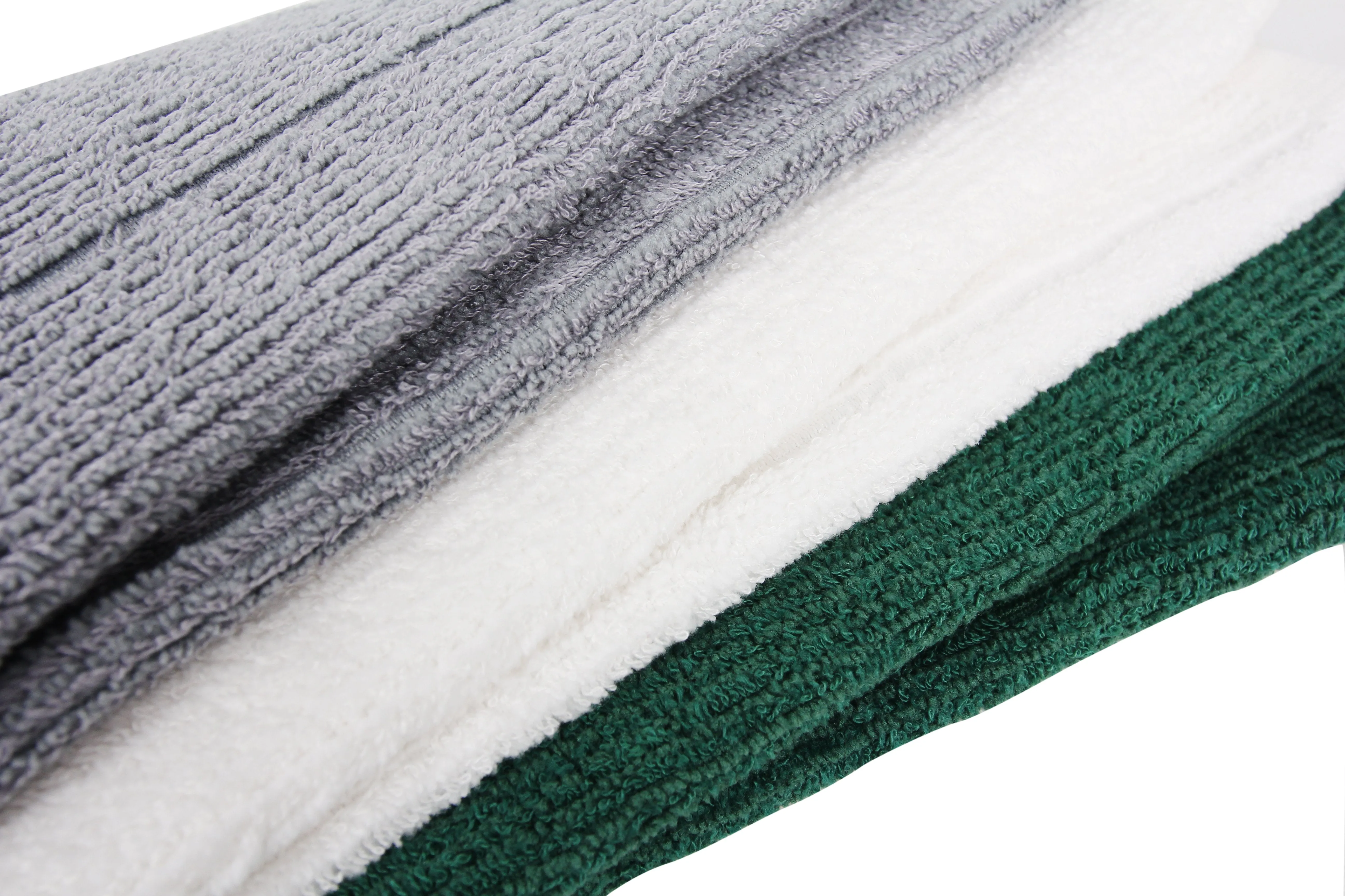 Everplush Rayon Windowpane Kitchen and Dish Towels, 6 Pack, Ash Grey
