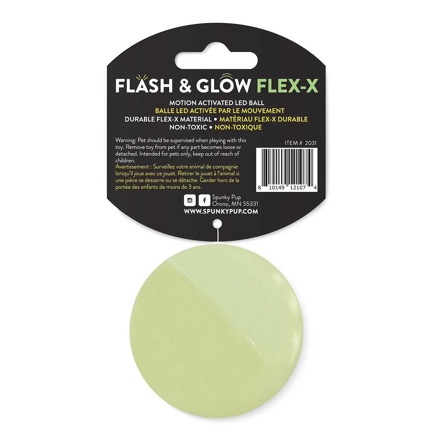 Flash & Glow Flex-X, LED Flashing Ball