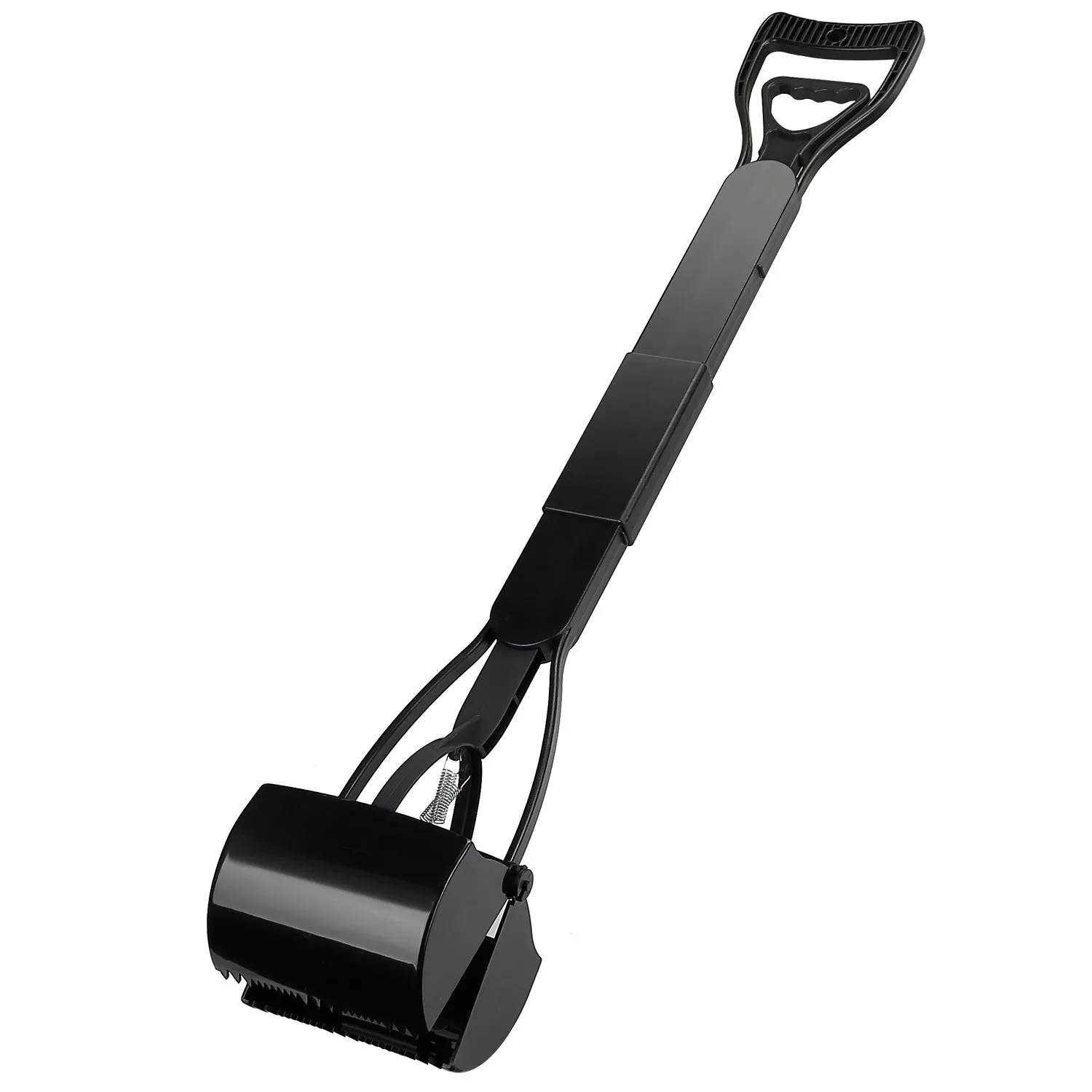 Fresh Fab Finds 31.5in Pet Pooper Scooper Foldable Long Handle Dog Poop Waste Pick Up Rake for Large Medium Small Dogs Cats Pets