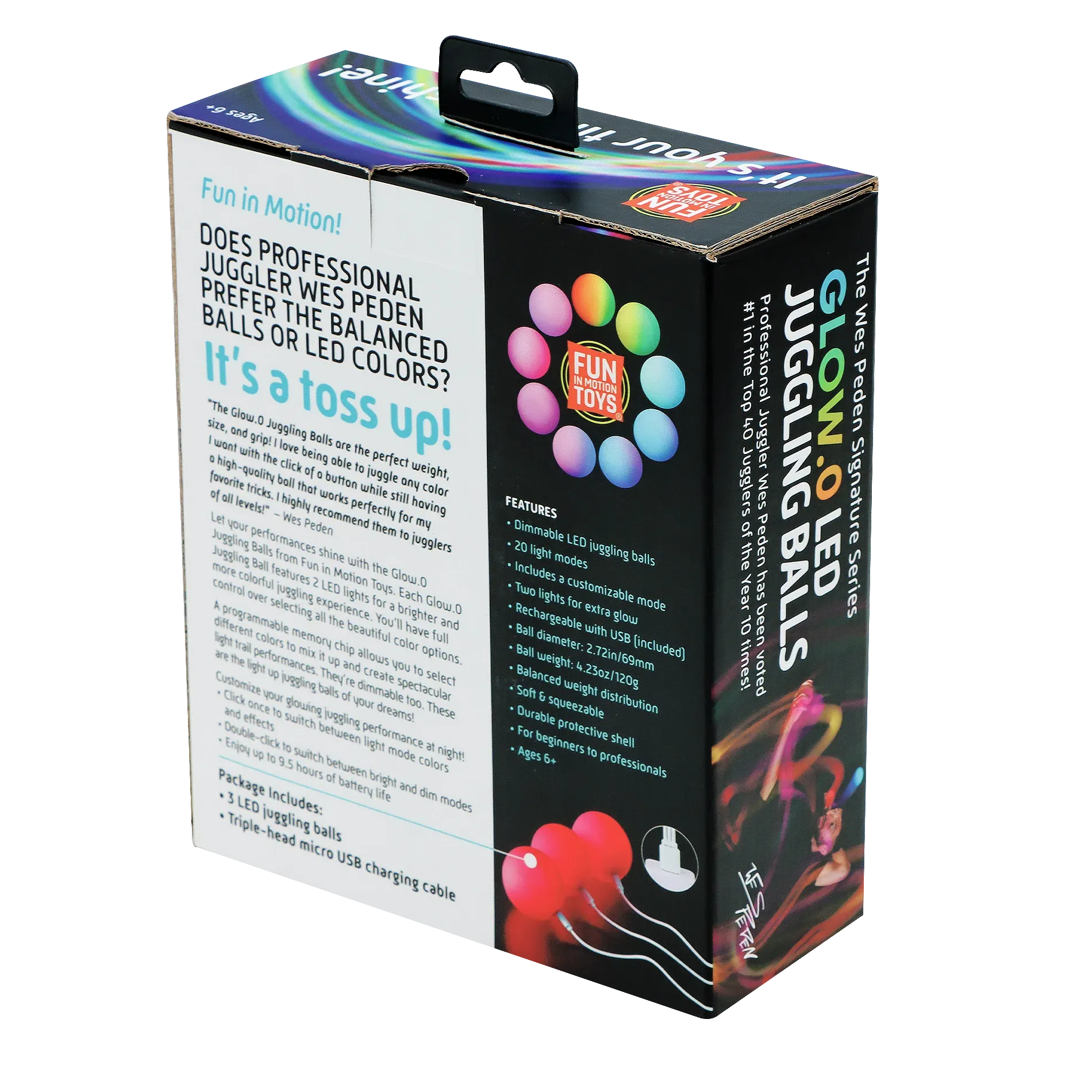Fun in Motion Toys™ Glow.0 LED Juggling Balls