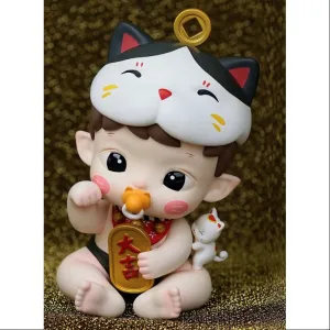 Hacipupu Lucky Cat Figurine Art Toy 2023 Limited