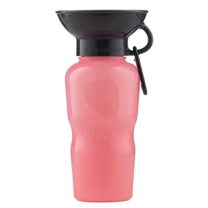 Highwave AutoMug Dog Water Bottle Soft Pink 22 oz