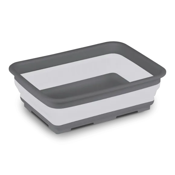 Kampa Collapsible Rectangle Washing up Bowl Grey