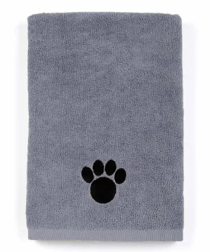 Microfiber Pet Towel, Large 40 x 28 in, Grey