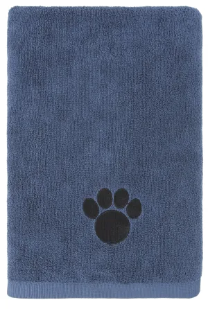 Microfiber Pet Towel, X-Large, 55 x 28 in, Blue