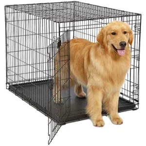 MidWest Contour Dog Crate Single Door, 42-in