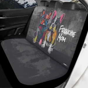 Original Frenchie Mom Graffiti Dog Art Lightweight Back Dog Car Seat Cover (2pcs)