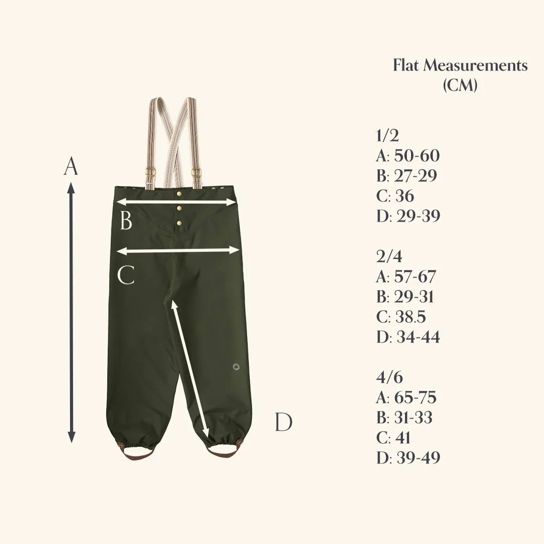 Outdoor Rain Pants - Slate - 1-8y