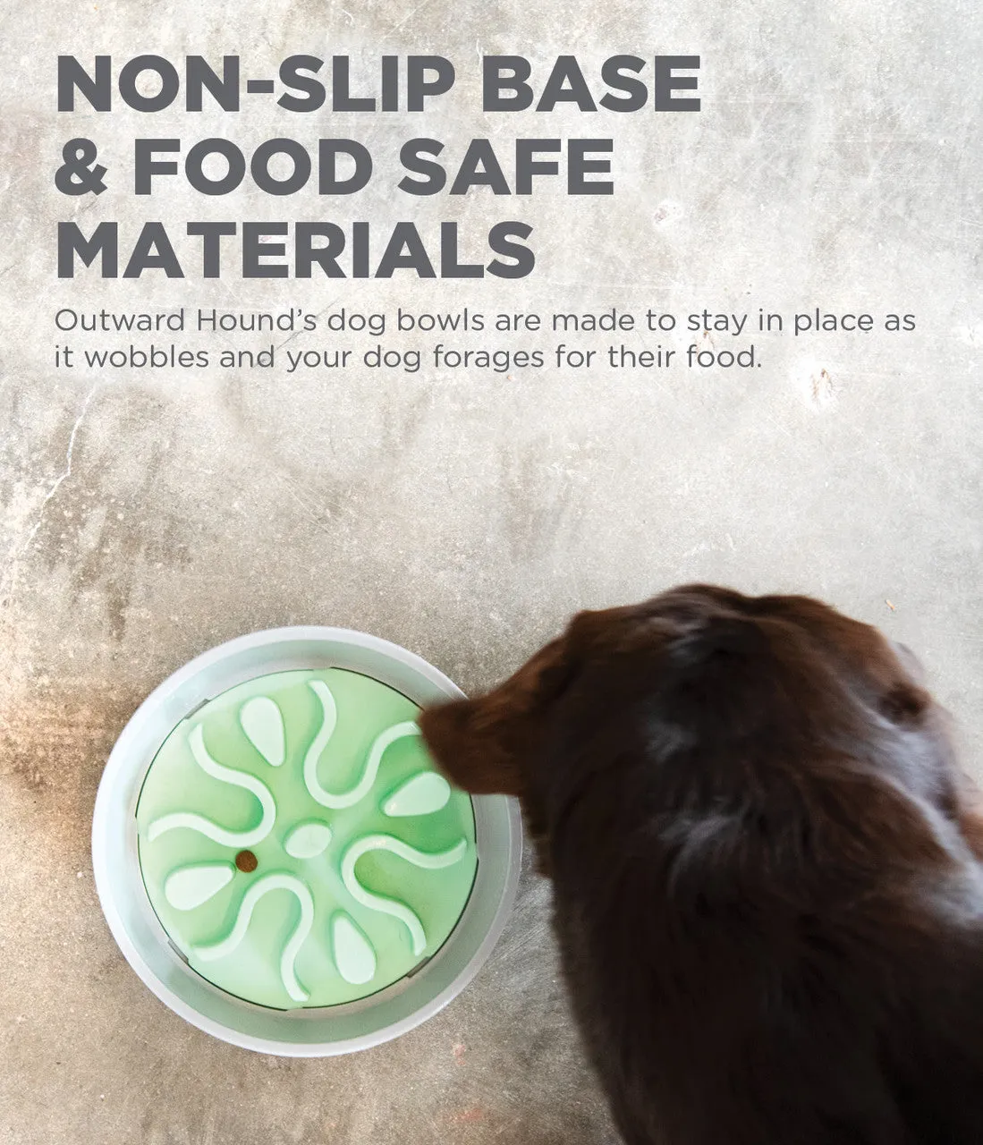 Outward Hound Fun Feeder Wobble Slo-Bowl Multicolour