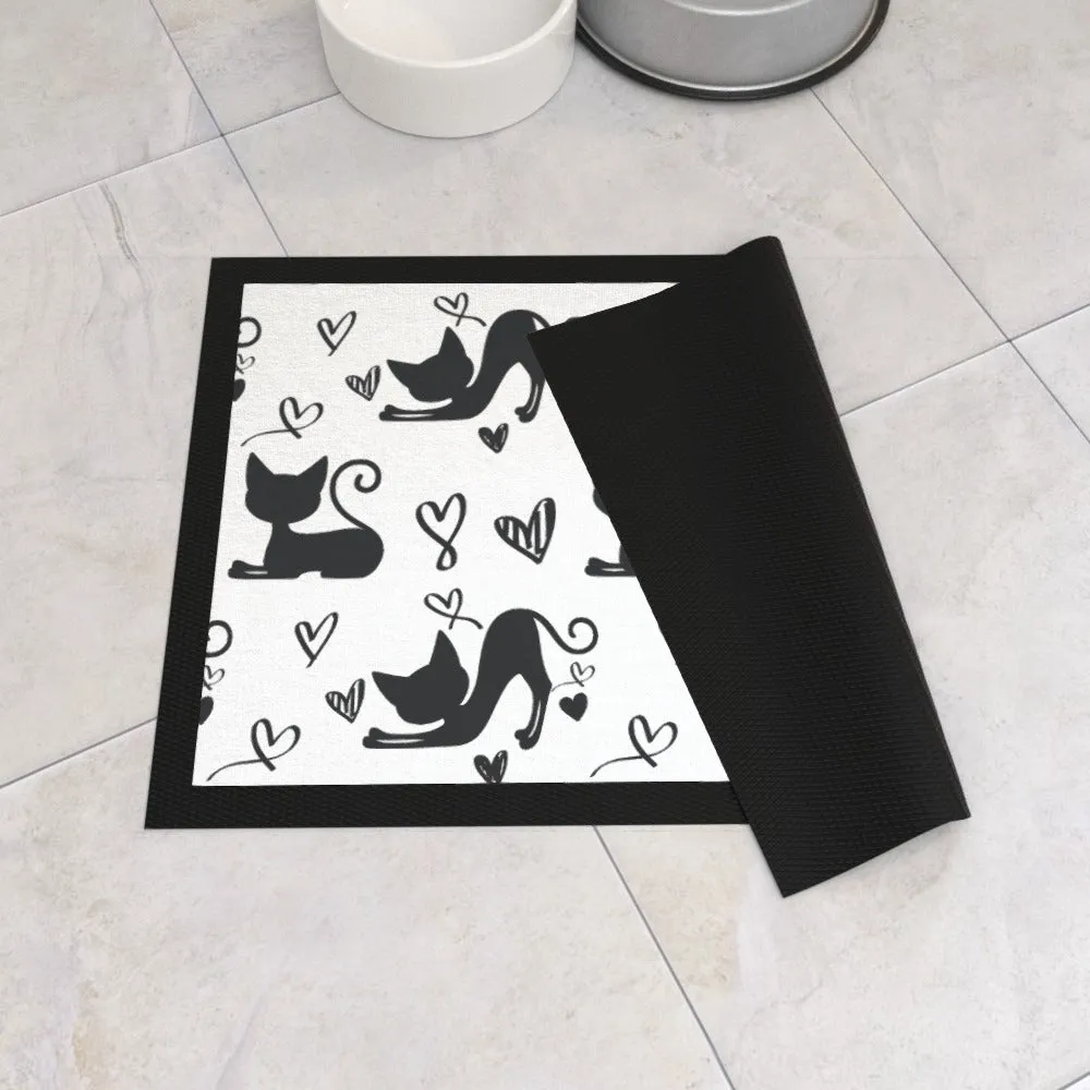 Pet Bowl Mats - Cats
