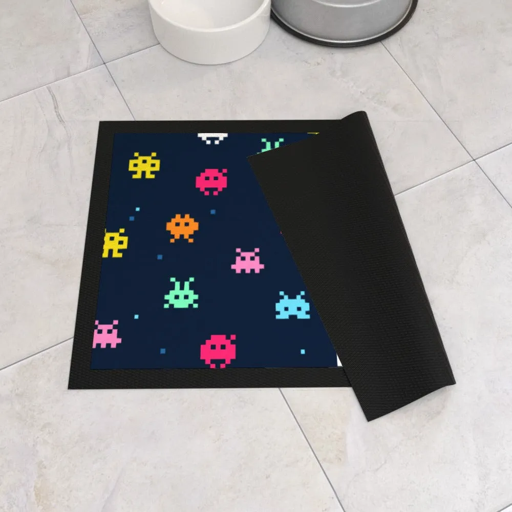 Pet Bowl Mats - Invaders