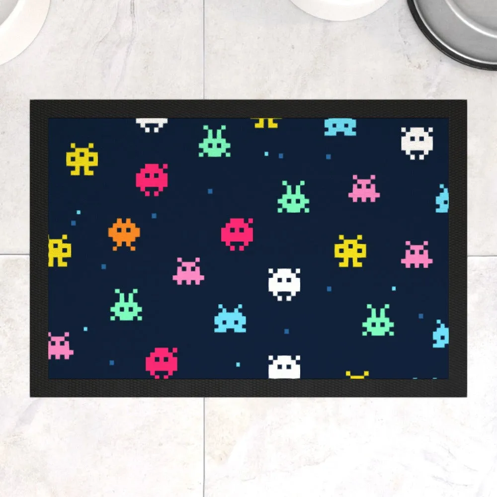 Pet Bowl Mats - Invaders