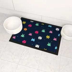 Pet Bowl Mats - Invaders