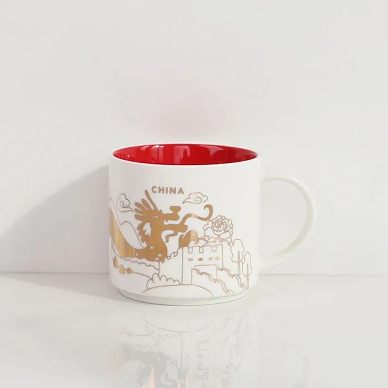 Places Creative Ceramic Coffee Mug