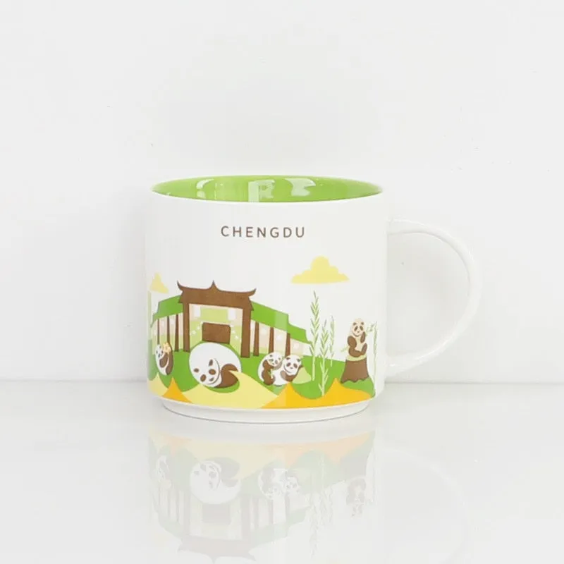 Places Creative Ceramic Coffee Mug