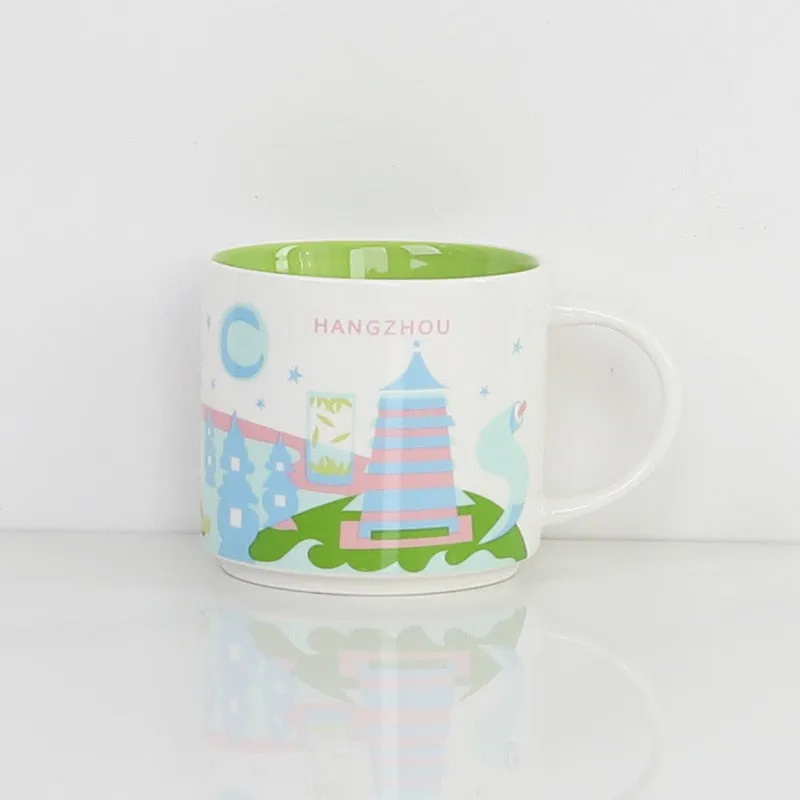 Places Creative Ceramic Coffee Mug
