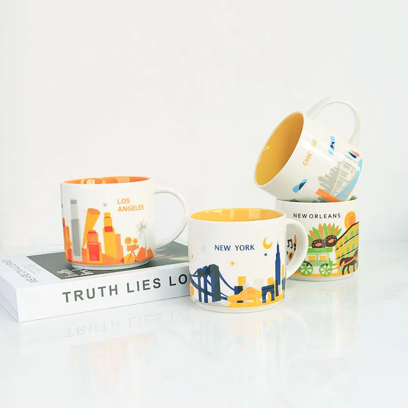 Places Creative Ceramic Coffee Mug