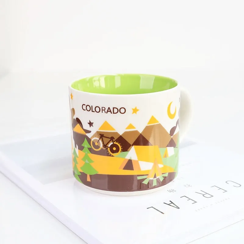 Places Creative Ceramic Coffee Mug