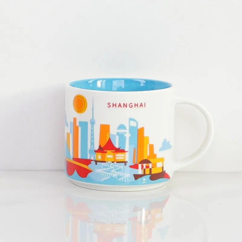 Places Creative Ceramic Coffee Mug