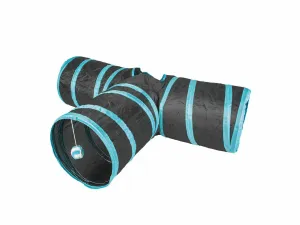 Play tunnel T-bone 80x25cm blue/black