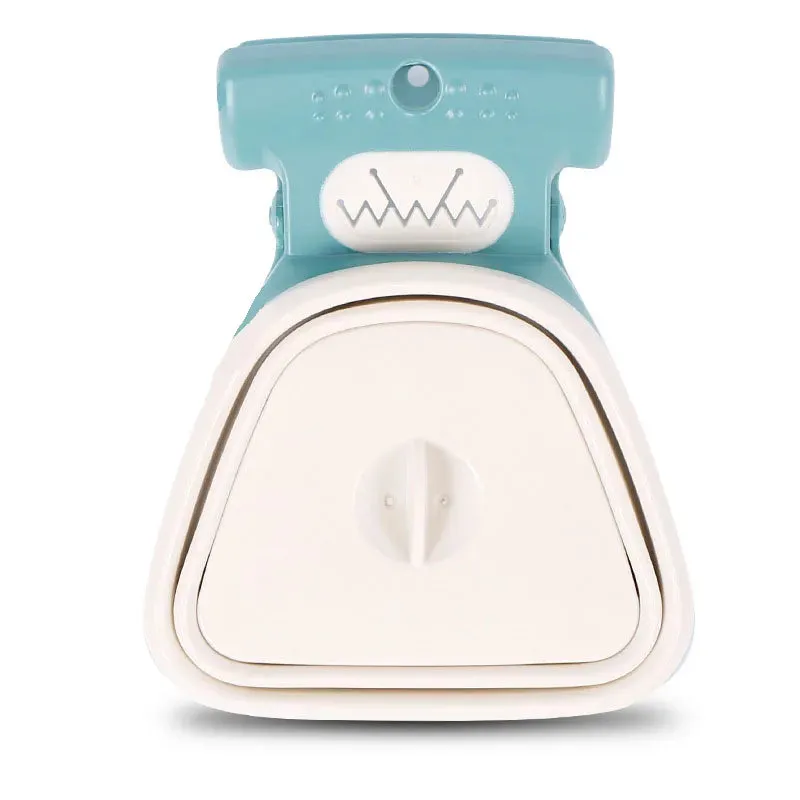 Portable Pooper Scooper for Dogs | Foldable Design with 1 Roll Decomposable Bags - Ideal for Travel & Cleanup
