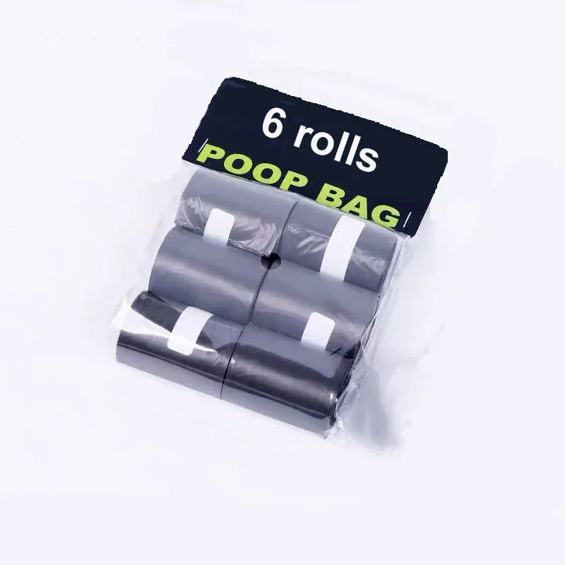 Portable Pooper Scooper for Dogs | Foldable Design with 1 Roll Decomposable Bags - Ideal for Travel & Cleanup