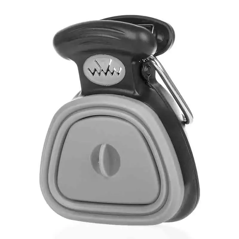 Portable Pooper Scooper for Dogs | Foldable Design with 1 Roll Decomposable Bags - Ideal for Travel & Cleanup
