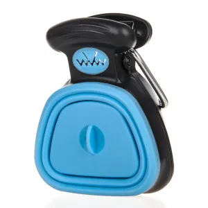 Portable Pooper Scooper for Dogs | Foldable Design with 1 Roll Decomposable Bags - Ideal for Travel & Cleanup