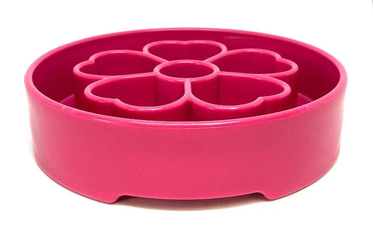 Sodapup Enrichment Slow Feeder Bowl - Flower Pink